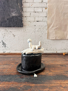 Dimitrina Sevova, Haunted Ecologies of Care: Hysteria, Ruins, and the Wild Reclaiming of Space (work in progress), 2025. Exhibition view