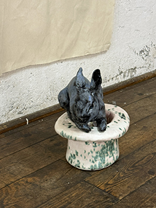 Dimitrina Sevova, Haunted Ecologies of Care: Hysteria, Ruins, and the Wild Reclaiming of Space (work in progress), 2025. Exhibition view