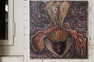 Dimitrina Sevova, Haunted Ecologies of Care: Hysteria, Ruins, and the Wild Reclaiming of Space (work in progress), 2025. Exhibition view