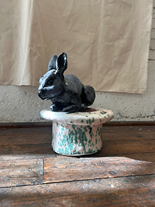 Dimitrina Sevova, Haunted Ecologies of Care: Hysteria, Ruins, and the Wild Reclaiming of Space (work in progress), 2025. Exhibition view