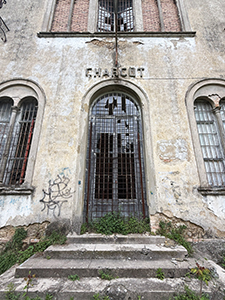 Ospedale Psichiatrico di Volterra, door to the Charcot wing